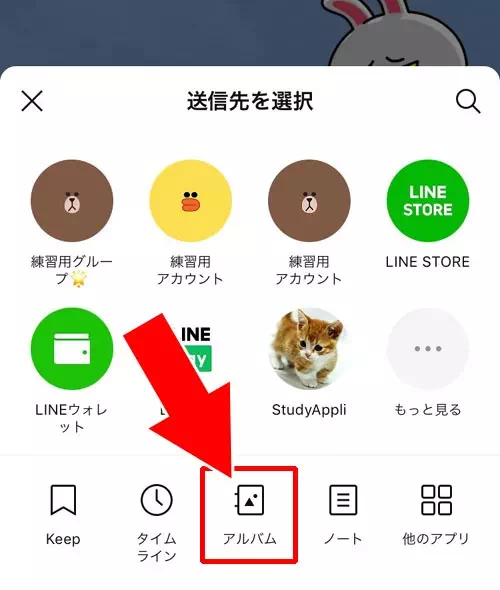 個別に写真保存|LINEの写真をアルバムに保存する方法!複数枚の写真をまとめて保存できます