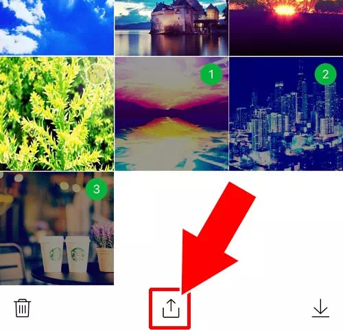 複数枚の写真保存|LINEの写真をアルバムに保存する方法!複数枚の写真をまとめて保存できます