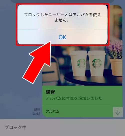相手をブロックしている｜LINEアルバムが見れない原因まとめ