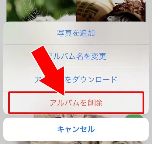 アルバムを削除する|LINEアルバムの作り方!写真追加や削除など使い方まとめ