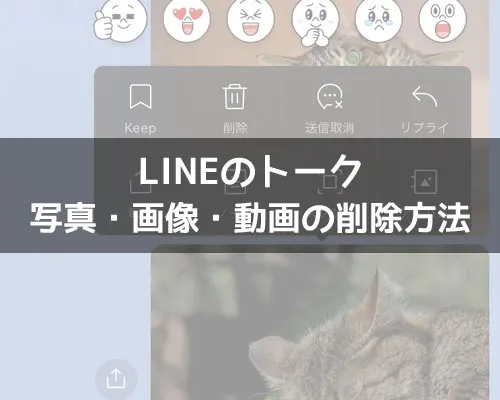 LINEトークで送信した写真・画像の削除方法!相手側から削除できないケースもあります