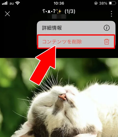 アルバムの写真を1枚ずつ削除する|LINEアルバムの削除方法!写真の一括削除や複数削除などやり方まとめ